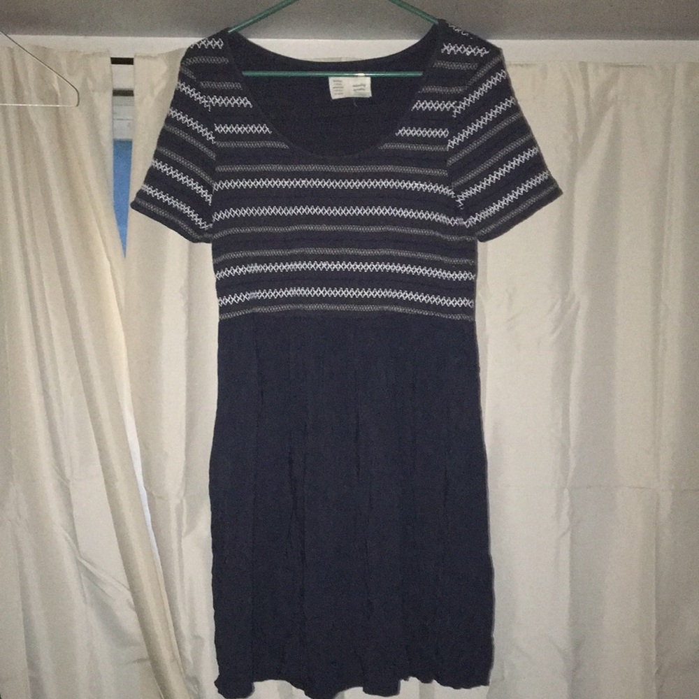 Navy Anthropologie T-shirt dress